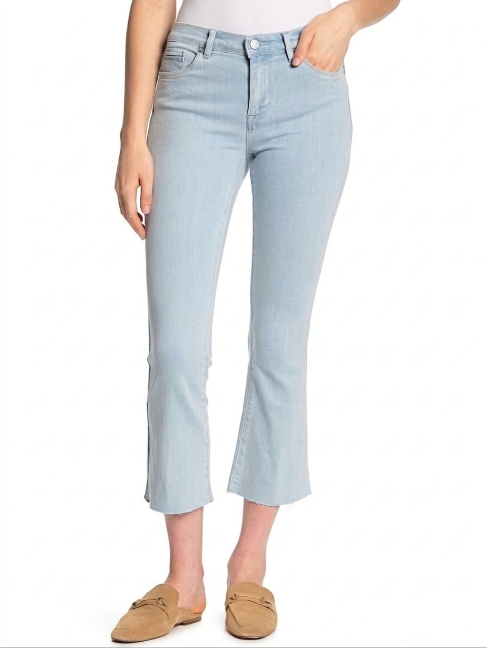 BLANK NYC The Varick Kick Flare Jean In Mid Rise Size 26